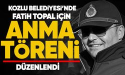 Fatih Topal için Kozlu Belediyesi önünde anma töreni düzenlendi