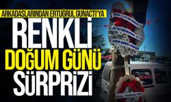 Arkadaşlarından Ertuğrul Günaçtı’ya renkli doğum günü sürprizi