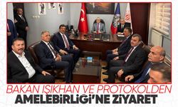Bakan Işıkhan ve Zonguldak protokolünden Amele Birliği’ne ziyaret