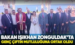 Bakan Işıkhan Zonguldak’ta genç çiftin mutluluğuna ortak oldu