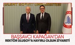 Başsavcı Kapağan’dan Rektör Ulusoy’a Hayırlı Olsun Ziyareti