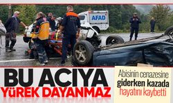 Bu acıya yürek dayanmaz: Abisinin cenazesine giderken kazada hayatını kaybetti