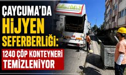 Çaycuma’da hijyen seferberliği: 1240 çöp konteyneri temizleniyor