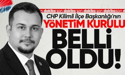 CHP Kilimli İlçe Başkanlığı'nın yönetim kurulu belli oldu