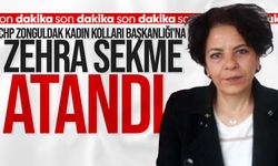 CHP Zonguldak Kadın Kolları Başkanlığı'na Zehra Sekme atandı