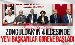 CHP’de Zonguldak’ın 4 ilçesinde yeni başkanlar göreve başladı