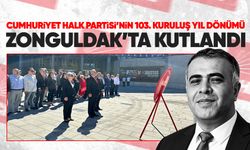 Cumhuriyet Halk Partisi'nin 103. kuruluş yıl dönümü Zonguldak'ta kutlandı