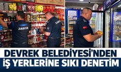 Devrek Belediyesi’nden iş yerlerine sıkı denetim