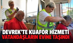 Devrek Belediyesi’nden evde kuaför hizmeti