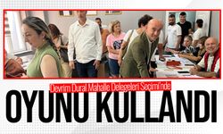 Devrim Dural Mahalle Delegeleri Seçimi’nde oyunu kullandı
