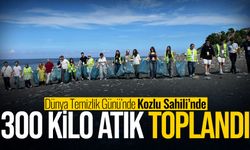 Dünya Temizlik Günü’nde Kozlu Sahili’nde 300 kilogram atık toplandı