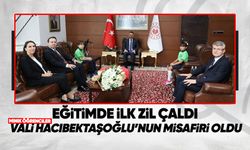 Eğitimde ilk zil çaldı: Minik öğrenciler Vali Hacıbektaşoğlu'nun misafiri oldu