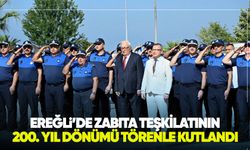 Kdz. Ereğli'de Zabıta Teşkilatı'nın 200. kuruluş yıl dönümü törenle kutlandı