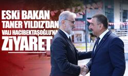 Eski Bakan Taner Yıldız’dan Vali Hacıbektaşoğlu’na ziyaret