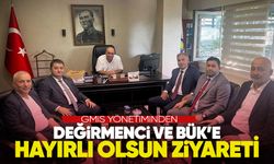 GMİS yönetiminden Değirmenci ve Bük'e hayırlı olsun ziyareti