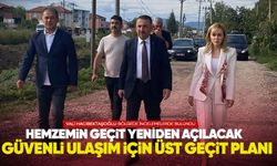 Hemzemin geçit yeniden açılacak: Güvenli ulaşım için üst geçit planı