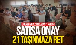 İl Genel Meclisi’nde Aycı̇ty kararı: Satışa onay, 21 taşınmaza ret