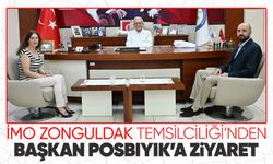 İMO Zonguldak Temsilciliği’nden Başkan Posbıyık’a ziyaret