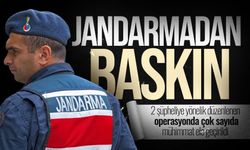 Jandarmadan baskın: 2 kişi gözaltına alındı