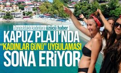 Kapuz Plajı’nda “Kadınlar Günü” uygulaması sona eriyor