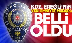 Kdz. Ereğli’nin yeni emniyet müdürü belli oldu