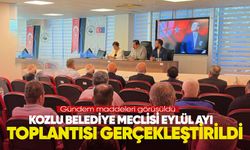 Kozlu Belediye Meclisi eylül ayı toplantısını gerçekleştirdi