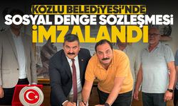Kozlu Belediyesi’nde Sosyal Denge Sözleşmesi imzalandı