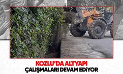 Kozlu’da altyapı çalışmaları sürüyor