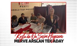 Kozlu’da ön seçim heyecanı: Merve Arslan tek aday