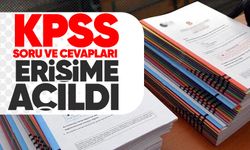 KPSS soru ve cevapları erişime açıldı: Son tarih belli oldu
