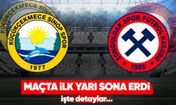 Küçükçekmece Sinop- Zonguldakspor İlk yarı sonra erdi