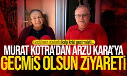 Murat Kotra’dan Arzu Kara’ya geçmiş olsun ziyareti