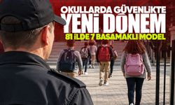 Okullarda güvenlikte yeni dönem: 81 ilde 7 basamaklı model