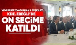 Yeni Parti Zonguldak il teşkilatı Kdz. Ereğli’de ön seçime katıldı