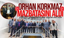 Orhan Korkmaz mazbatasını aldı, görev dağılımı belli oldu