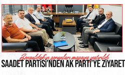 Saadet Partisi’nden AK Parti’ye ziyaret: Zonguldak’ın sorunları masaya yatırıldı