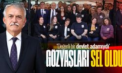 Veda töreninde gözyaşları sel oldu: "Değerli bir devlet adamıydı"