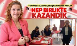 Yeni Parti Kozlu’da 114 üye oy kullandı: Arslan, “Hep birlikte kazandık”