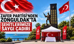 Zafer Partisi’nden Zonguldak’ta “Şehitlerimize Saygı Çadırı”