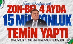 Zon-Bel 4 ayda 15 milyonluk temin yaptı! 10 Milyonu gıda...