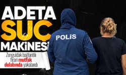 Zonguldak bağlantılı firari mutfak dolabında yakalandı