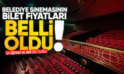 Zonguldak Belediye Sineması bilet fiyatları belli oldu
