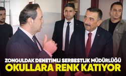Zonguldak Denetimli Serbestlik Müdürlüğü okullara renk katıyor