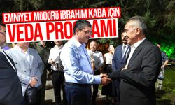 Zonguldak'a atanan Emniyet Müdürü İbrahim Kaba için veda programı