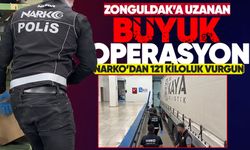 Zonguldak'a uzanan büyük operasyon: 121 kiloluk vurgun