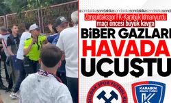 Zonguldakspor FK-Karabük İdmanyurdu maçı öncesi büyük kavga