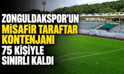 Zonguldakspor’un misafir taraftar kontenjanı 75 kişiyle sınırlı kaldı