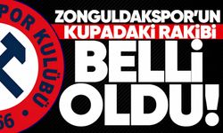 Zonguldakspor’un kupadaki rakibi belli oldu