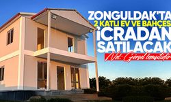 Zonguldak'ta 2 katlı ev ve bahçesi icradan satılacak