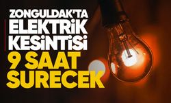 Zonguldak'ta 9 saatlik planlı elektrik kesintisi